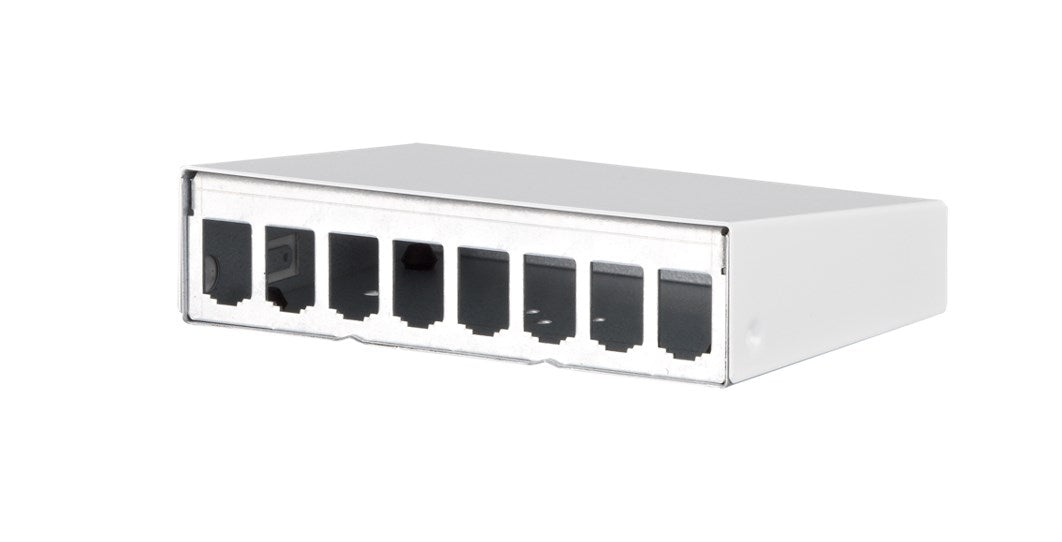 METZ CONNECT Modul AP-Gehäuse 8 Port reinweiß, unbestückt METZ CONNECT Modul AP-Gehäuse 8 Port reinweiß, unbestückt